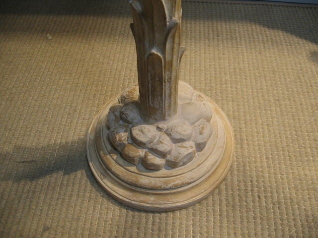 1972 Chapman Plaster Floor Lamp in the Style of Serge Roche