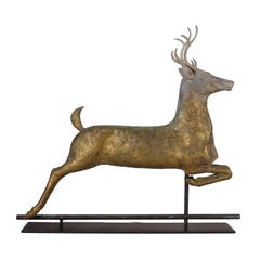 Leaping Stag  from an Extensive Inventory of Period Weathervanes