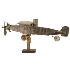 Antique Airplane Weathervane