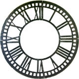 Cast Iron Tower Clockface