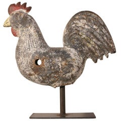 Cast Iron Mogul Rooster Windmill Weight