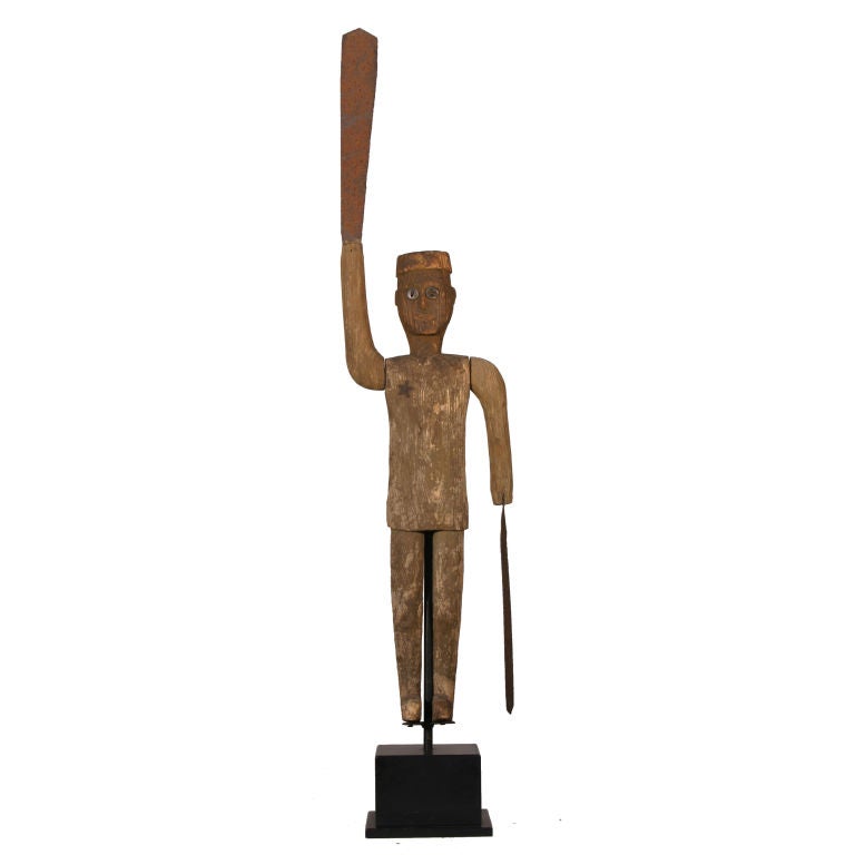 Policeman Whirligig, One of a Collection of Period Whirligigs