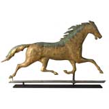 Antique Running Horse Weathervane, Ethan Allen