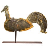 Antique Fanciful French Rooster Weathervane