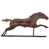 Sheet Metal Running Horse Weathervane