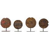 Used Collection of Four Iron Water Access Covers