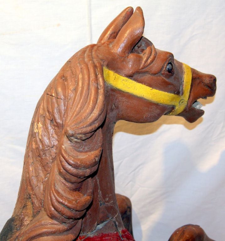 Carved Carousel Jumper Horse Carnival Circus For Sale 2
