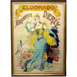 Emile Levy French Art Nouveau Marguerite Derly El Dorado Poster
