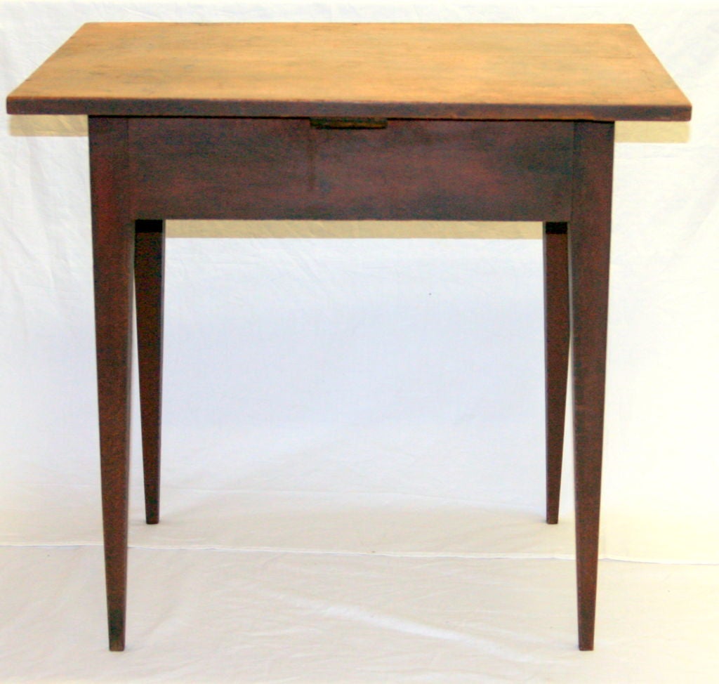 Early 19th Century Shaker Work Table from Mt. Lebanon, New York For Sale 1