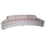 Incredible crescent shaped sofa