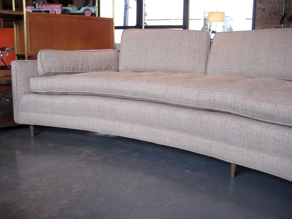Incredible crescent shaped sofa 1