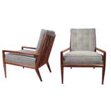 pair of maple lounge chairs by Robsjohn Gibbings