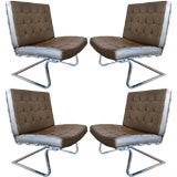 Pair of Tugendhat chairs by Mies van der Rohe