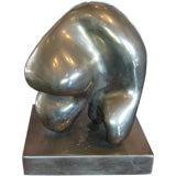 abstract bronze sculpture