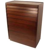 Mahogany chest of drawers by Edward Wormley