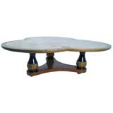 Vintage clover leaf table by Montaverdi Young