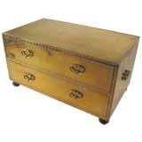 brass chest of drawers by Sarreid