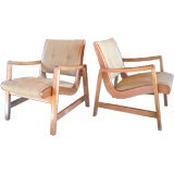 Early lounge chairs by Jens Risom for Knoll