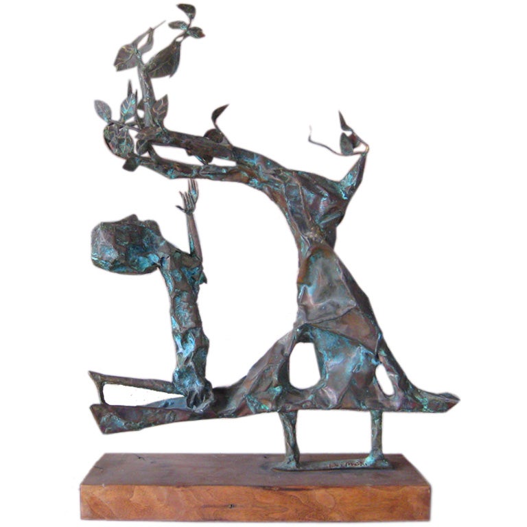 copper sculpture by Badynski at 1stDibs