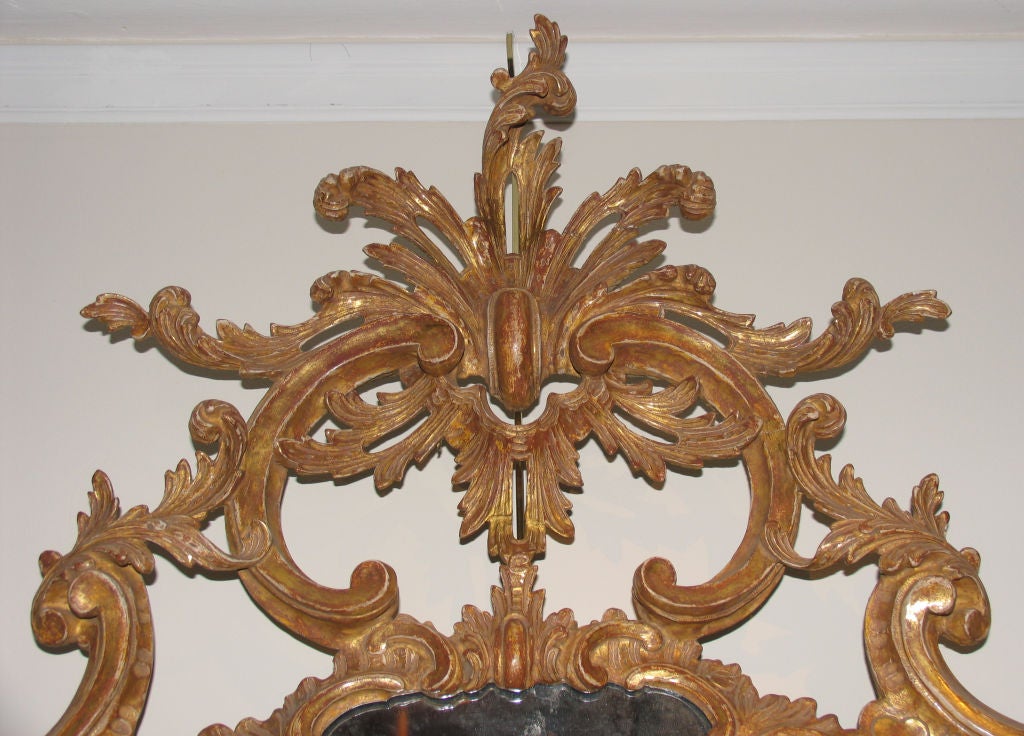 Very Fine English Rococo Period Mirror