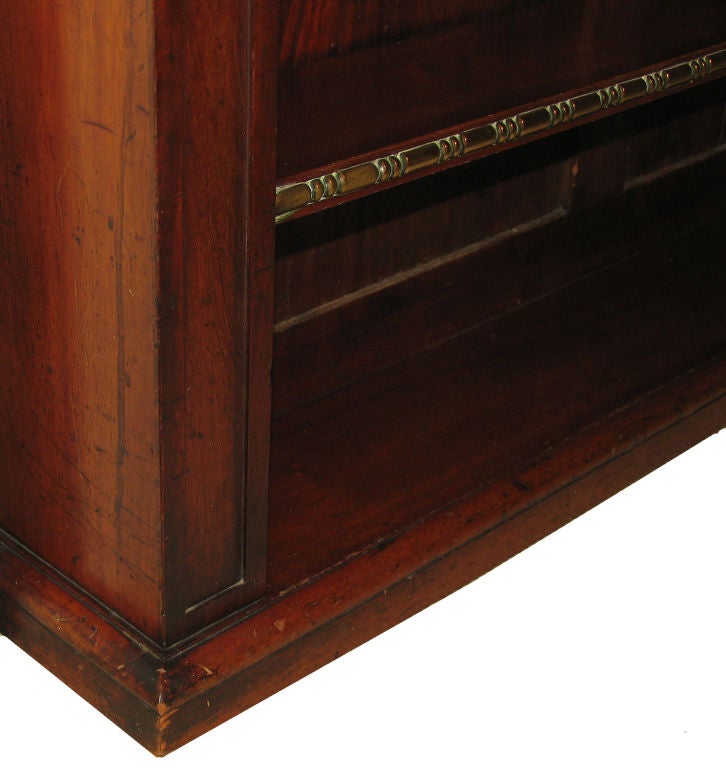 English William IV Mahogany Low Bookcase For Sale 4