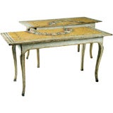 Pair of Rare Italian Painted Console Tables