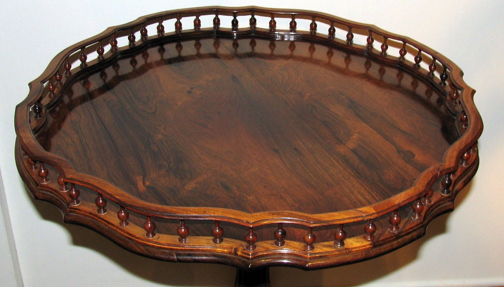 Colonial Rosewood Tea Table