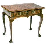English Queen Anne Walnut Side Table