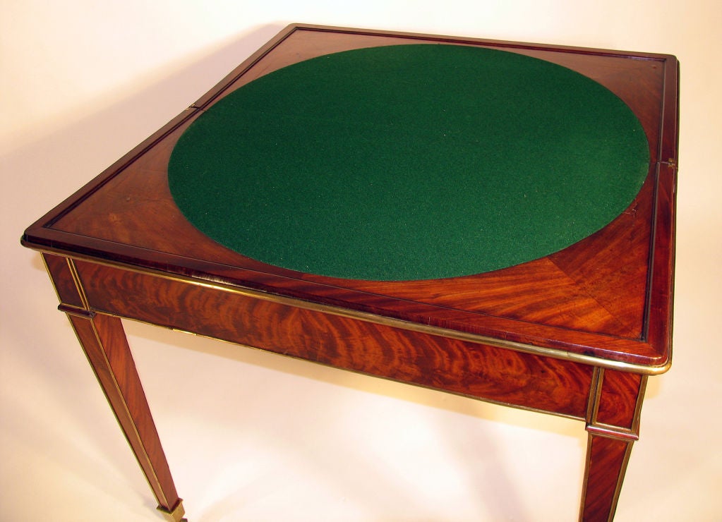 Russian Mahogany Card Table