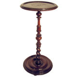 French Walnut Sellette (candle stand)