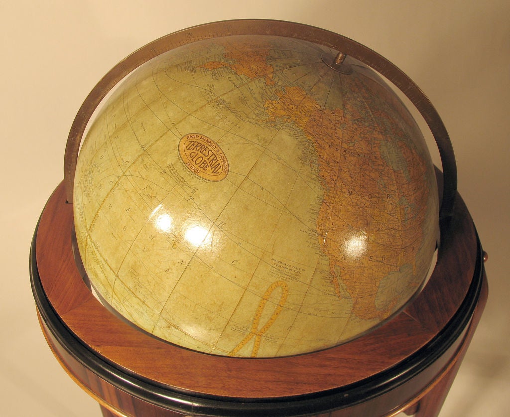 American 18-inch Terrestrial Floor Globe