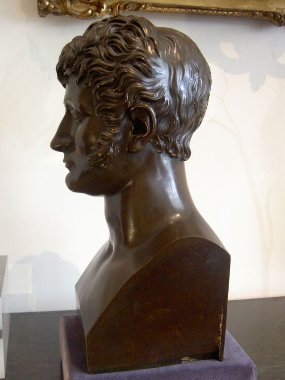 A Bronze Bust of Jerome Bonaparte by DUMONT