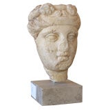 Roman Marble Dionysos Head