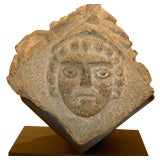 Antefix Ornament,  possibly Head of Athena
