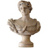 19th century Italian Bust of the Goddess Demeter