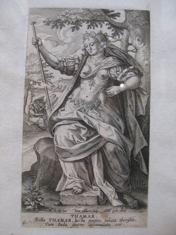 Set of 20 Engravings of Celebrated Women of the Old Testament For Sale 5