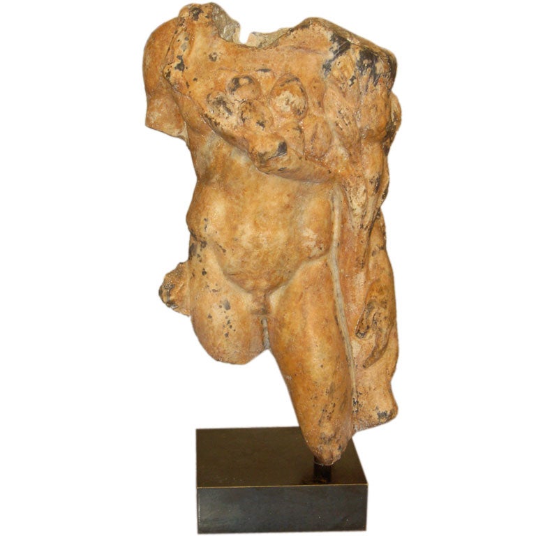 Roman Torso of Silvanus For Sale