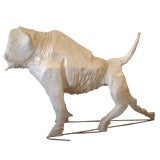 Over Life-Size Plaster Bison