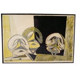 MAX ERNST, hand colored Lithograph