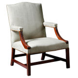 A Chippendale Gainsborough Armchair