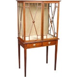 A Hepplewhite Period Vitrine Cabinet
