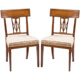 A Pair of Gillows Side Chairs