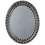 An Irish Oval Painted Mirror