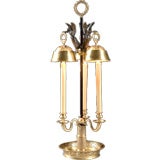 A Very Fine and Rare Bouillotte Lamp