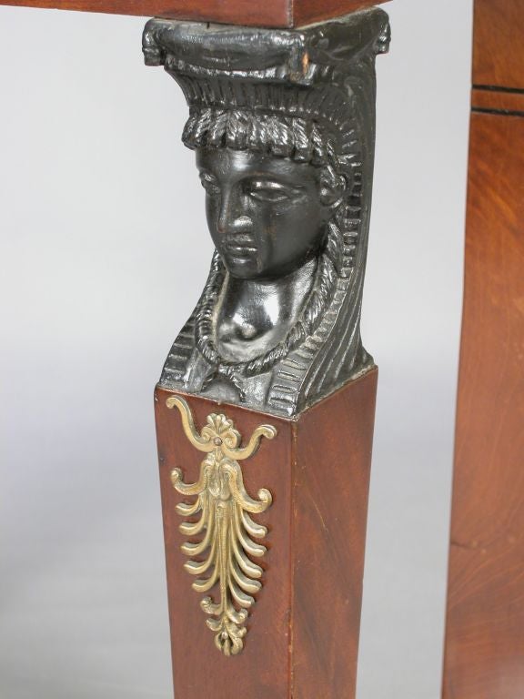 An Empire Mahogany Console