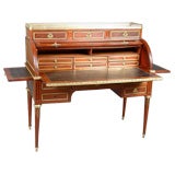 An 18th Century French Mahogany Cylinder Desk, Louis XVI