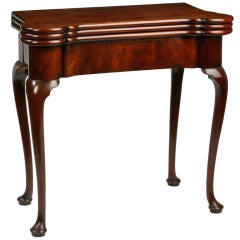 George II Concertina Action Triple Top Card/Tea Table 6