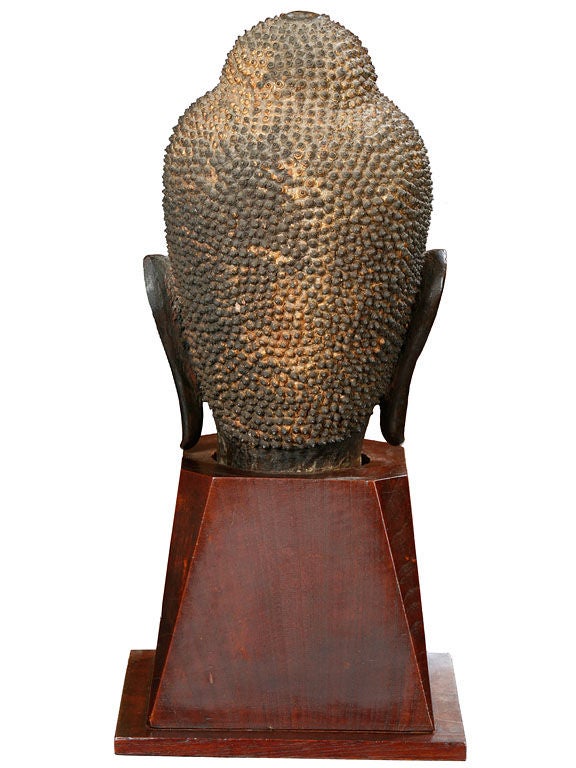 16th century bronze Buddha head