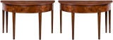 Pair of Rhode Island console /dining table