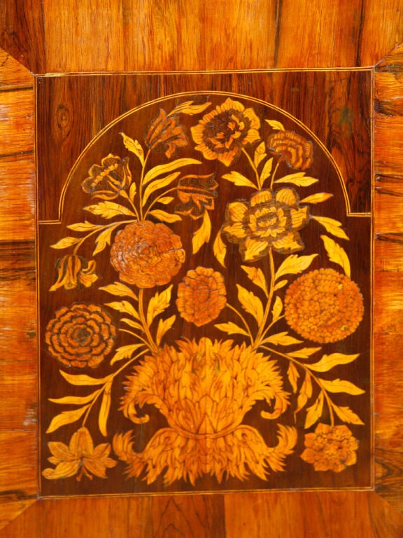 18th Century and Earlier William And Mary Marquetry Chest